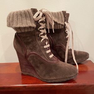 Chloe Wedge Booties
